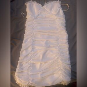 Urban Heritage White Bodycon Dress